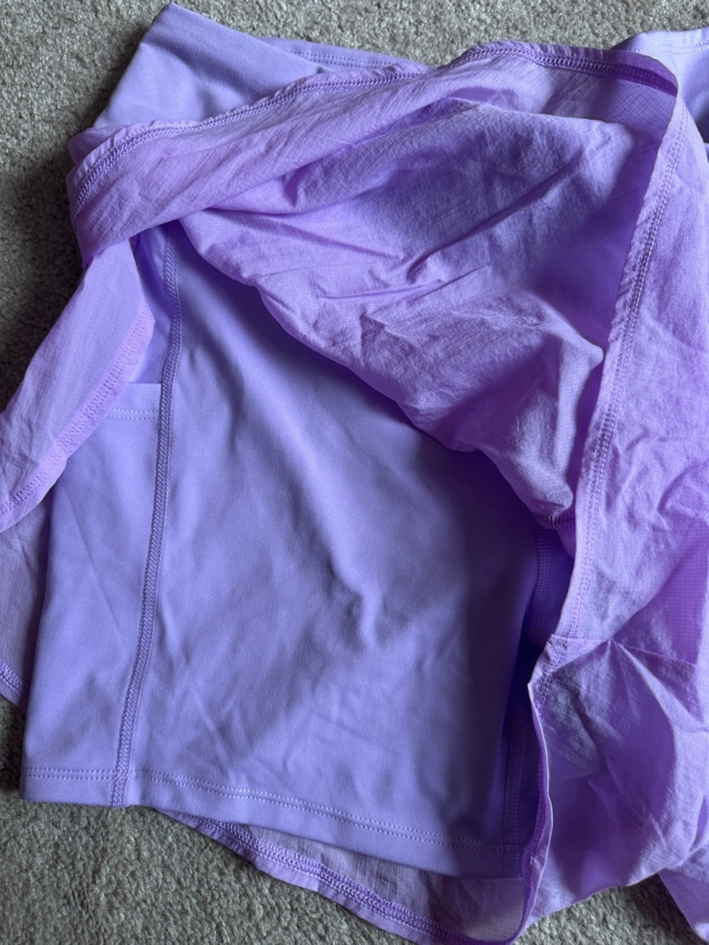 all in motion Lavender Women's Athletic Running Shorts - Picture 4 of 4